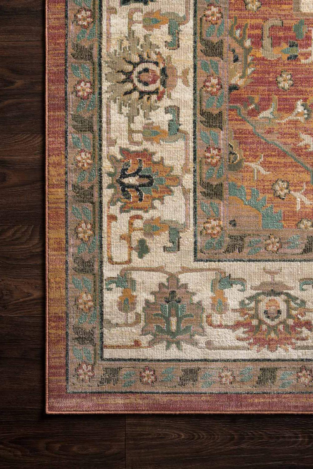 Antique Traditional Rug - 112 Rust