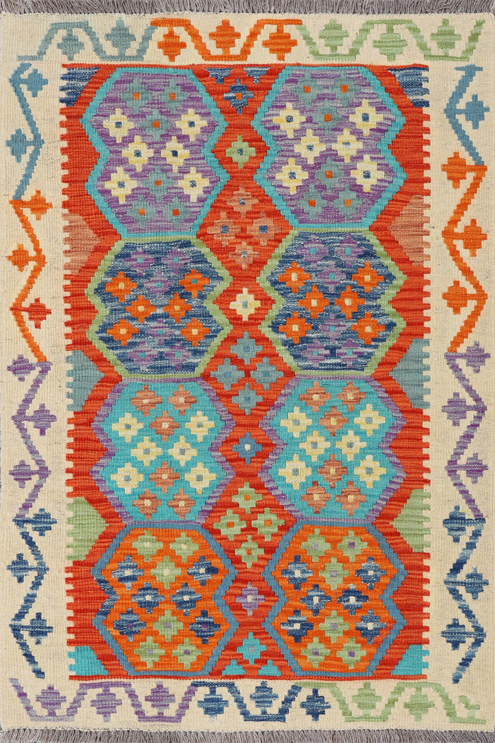 afghan-kilim-zari-hand-knotted