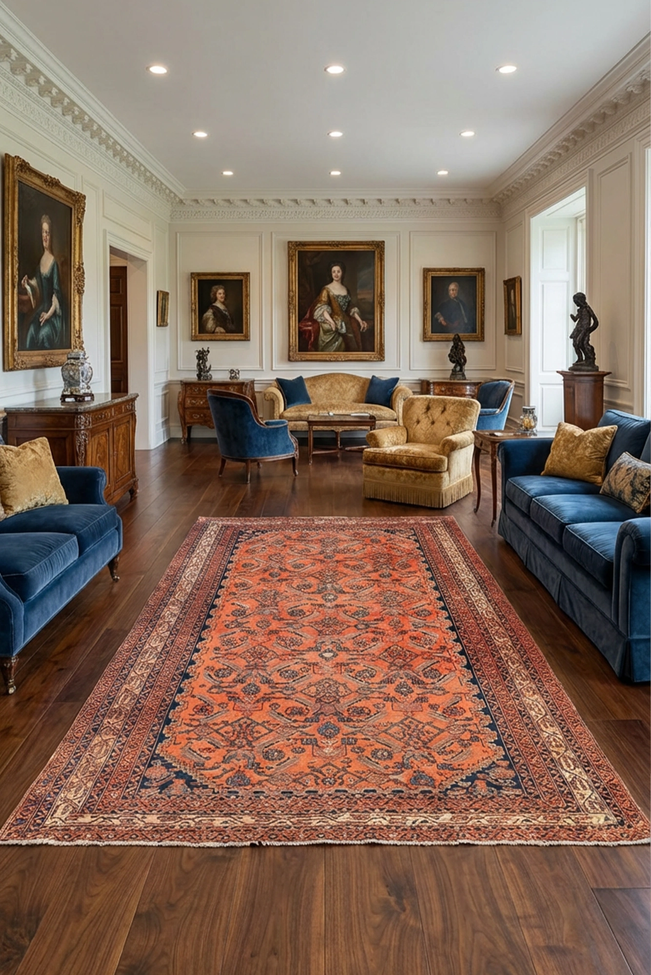 Afshari Hand Knotted Wool Rug 188x136