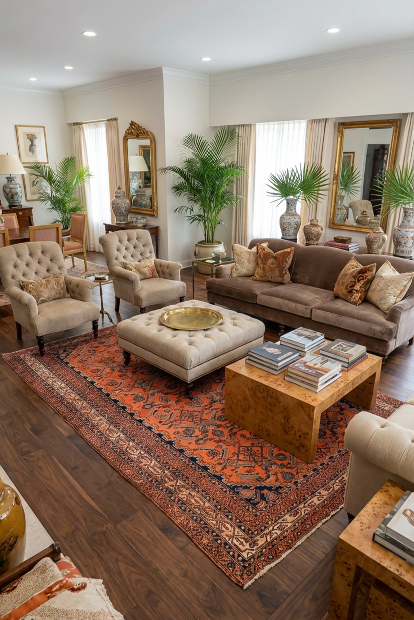 Afshari Hand Knotted Wool Rug 188x136