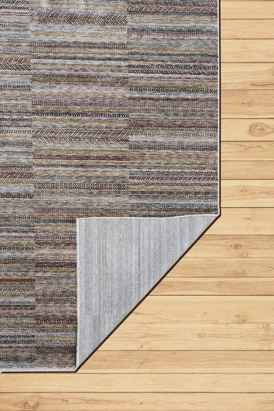 Alabama Striped Rug - 103 Rust