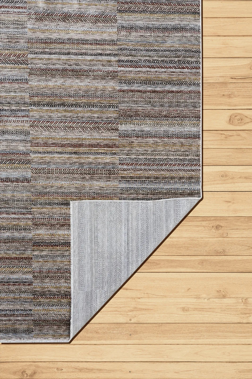 Alabama Striped Rug - 103 Rust