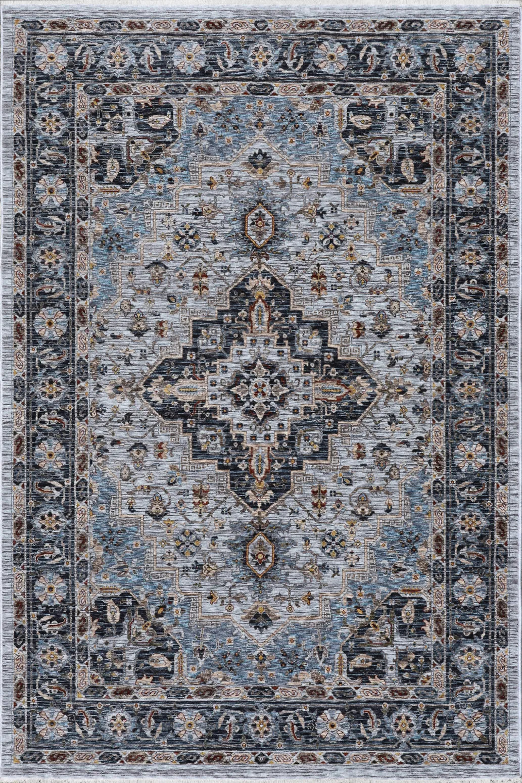 Alabama Distressed Rug - 101 Blue