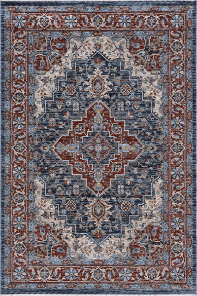 Alabama Distressed Rug - 101 Blue