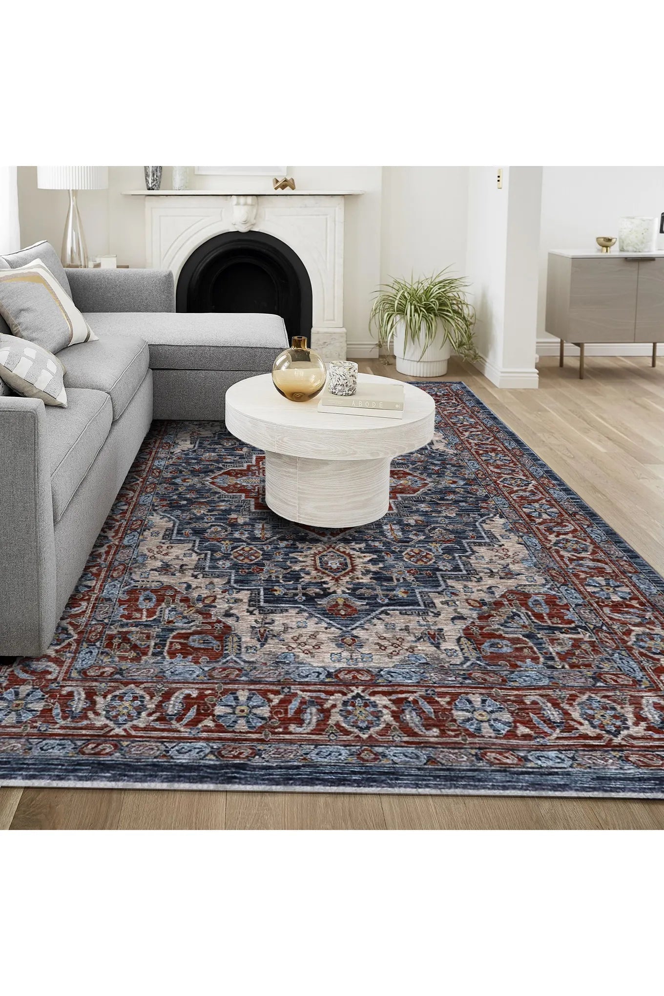 Alabama Distressed Rug - 101 Blue