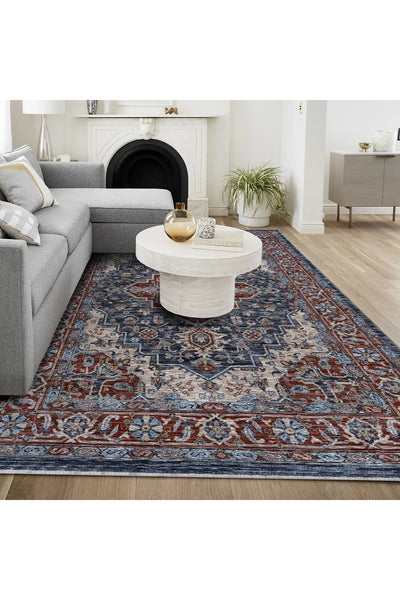 Alabama Distressed Rug - 101 Blue