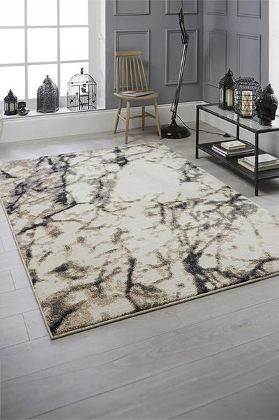 Allegra Abstract Rug - 104 Ivory