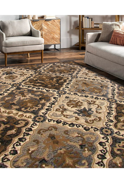 Alpi Traditional Rug - 101 Brown