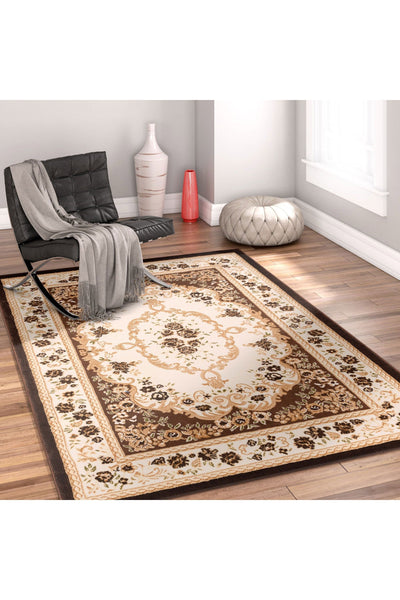 Adam Traditional Rug - 116 Brown