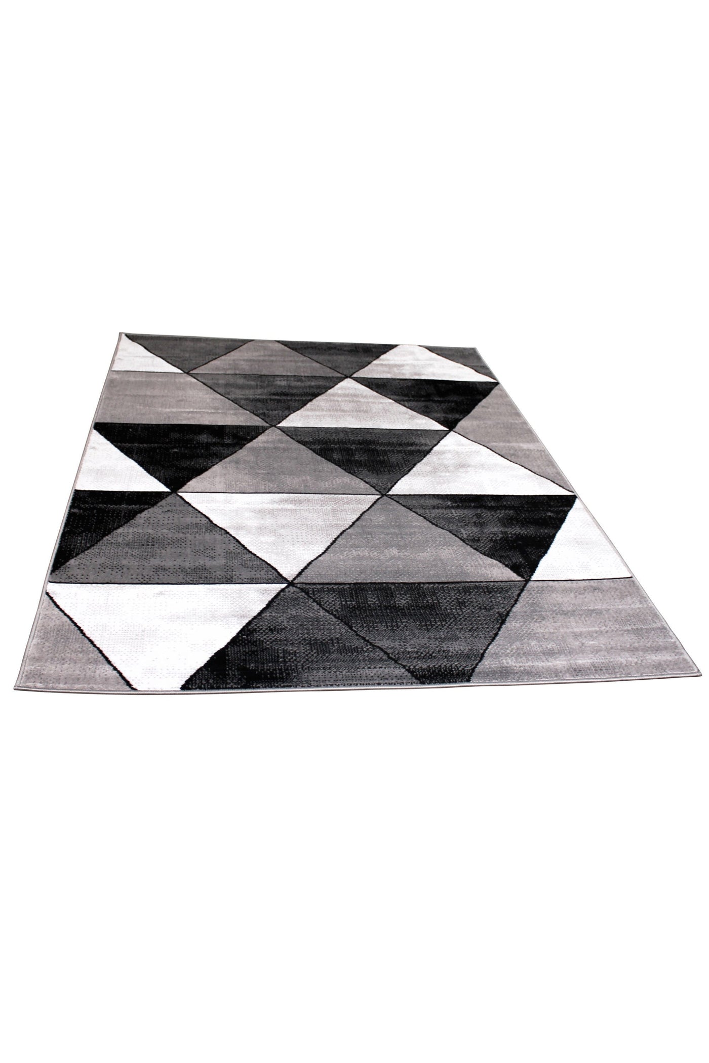 Adam Geometric Rug - 104 Black