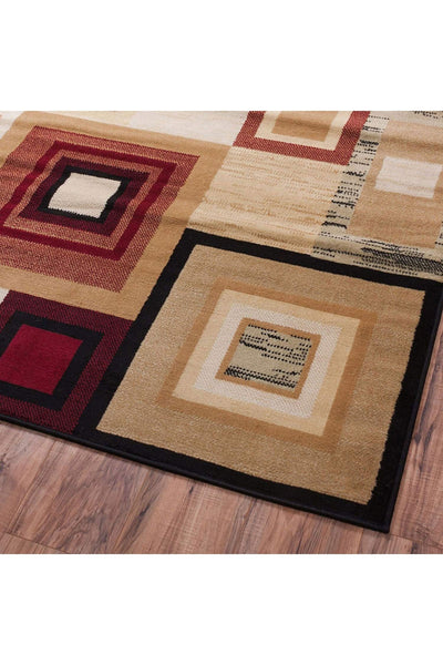 Adam Geometric Rug - 106 Beige