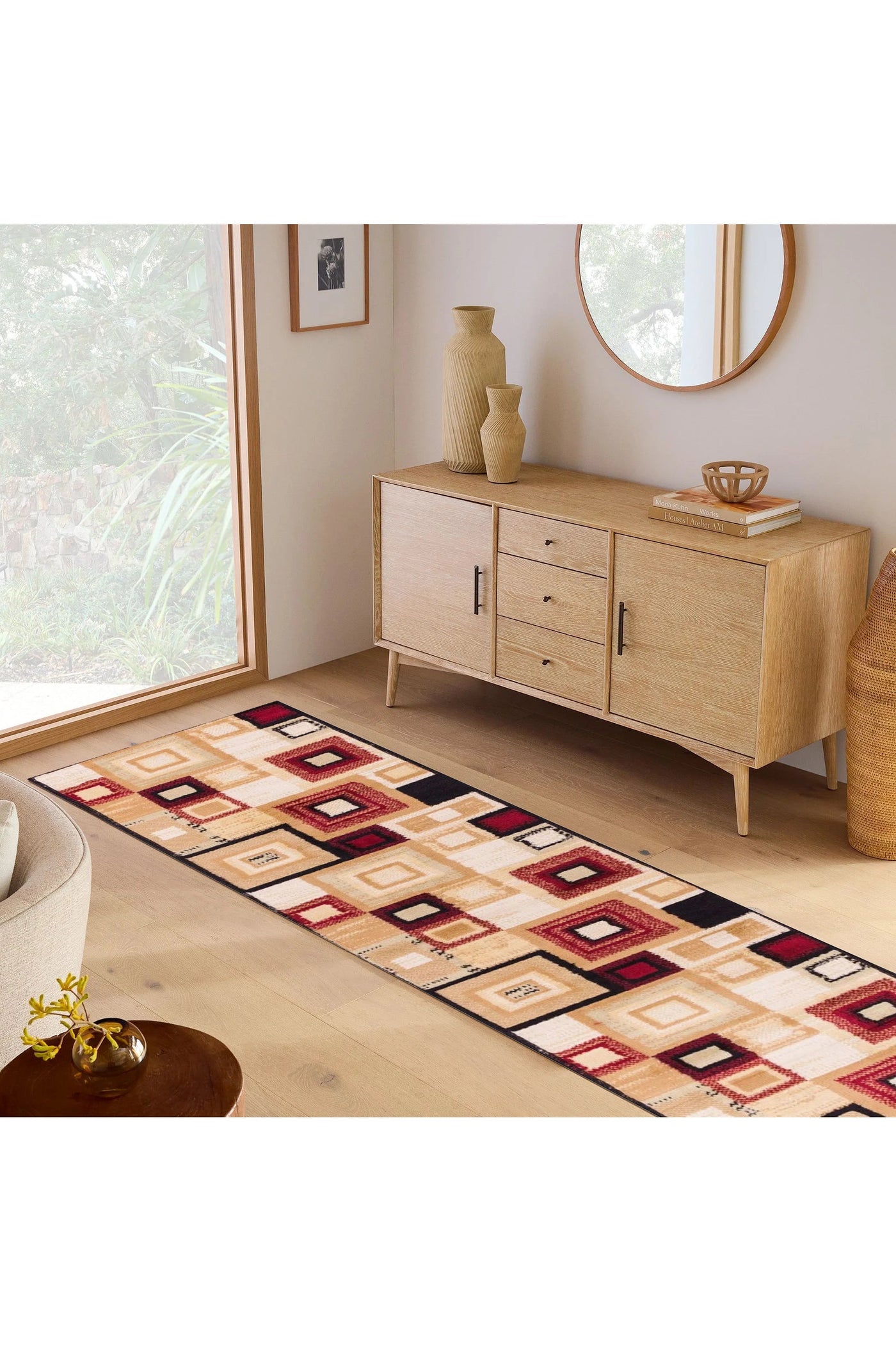 Adam Geometric Rug - 106 Beige