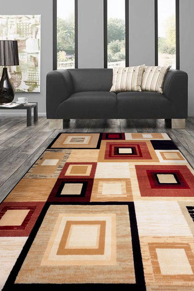 Adam Geometric Rug - 106 Beige