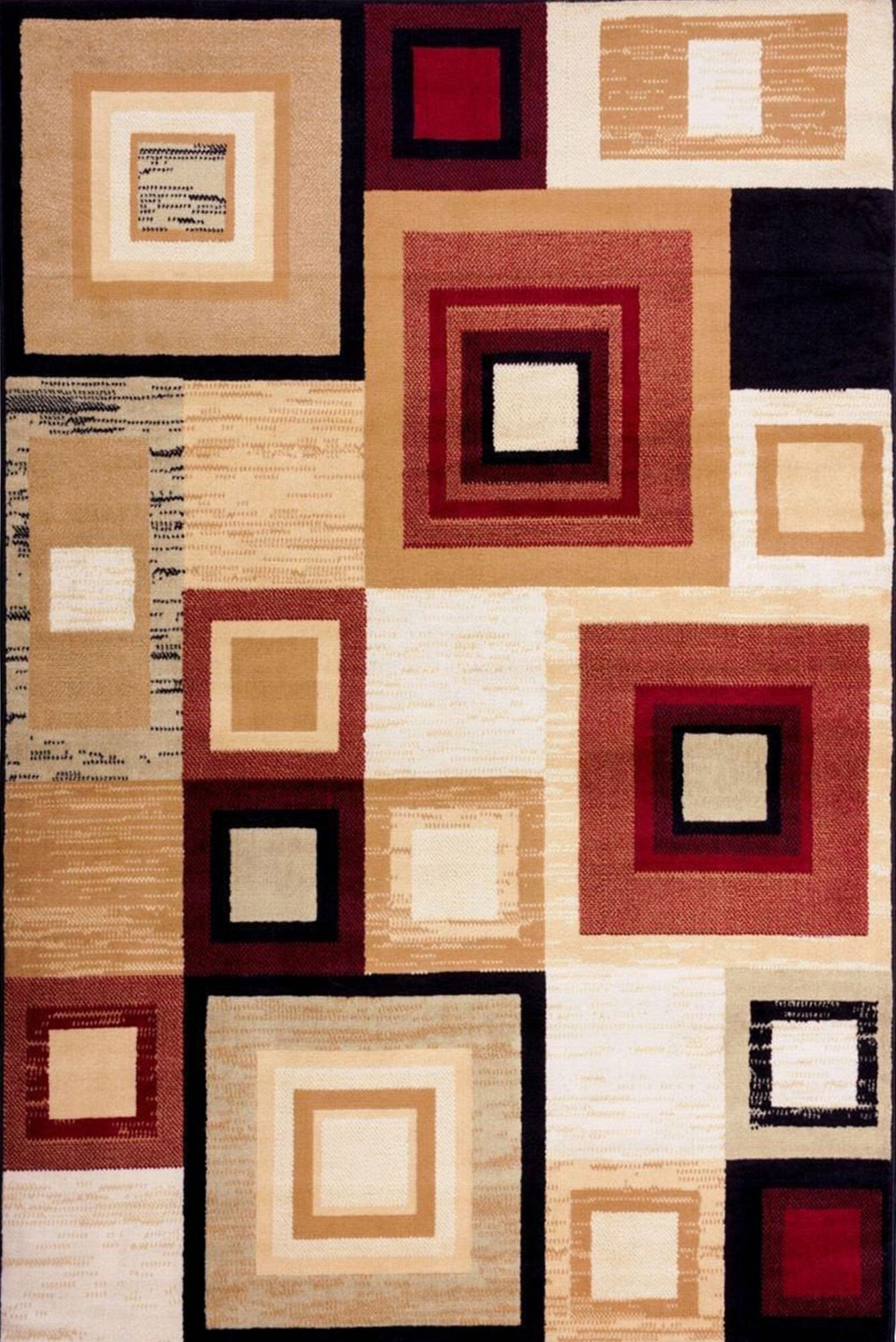 Adam Geometric Rug - 106 Beige