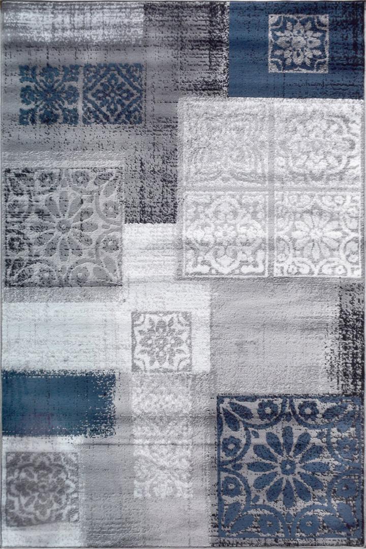 America Abstract Rug - 171 Blue