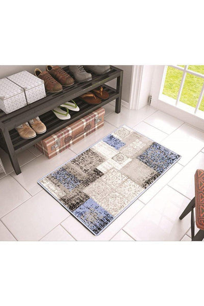 America Abstract Rug - 171 Blue