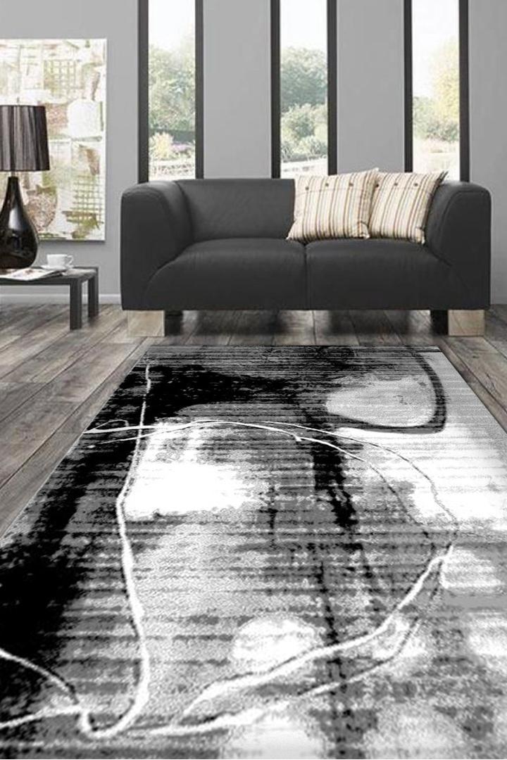 America Abstract Rug - 148 Grey