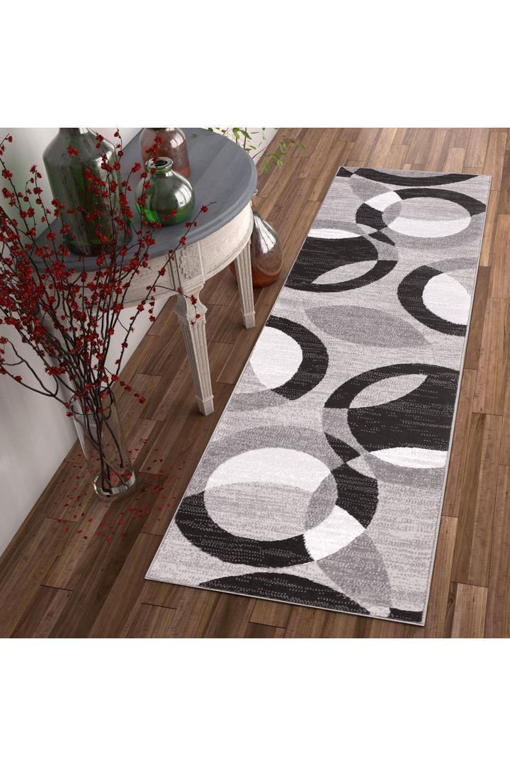 America Abstract  Rug - 172 Grey