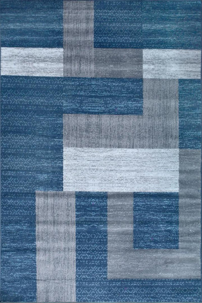 America Abstract Rug - 186 Blue