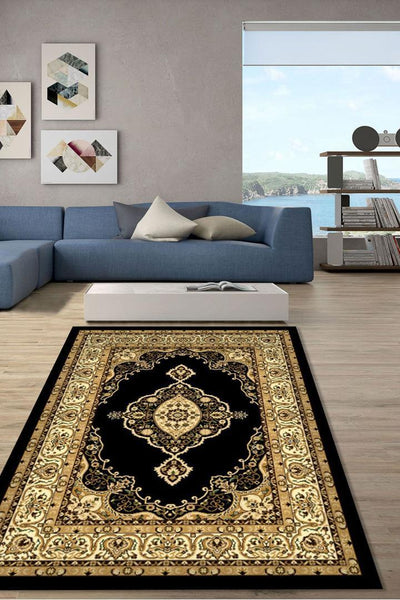 America Medallion Rug - 179 Black