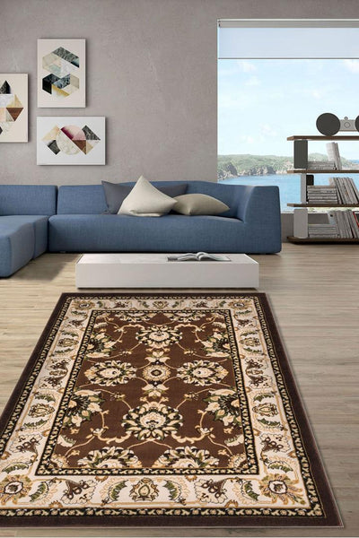 America Traditional Rug - 166 Brown