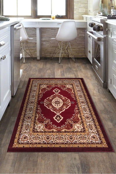 America Traditional Rug - 178 Burgundy