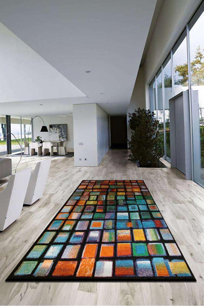 Amore Abstract Rug - 104 Multicolours