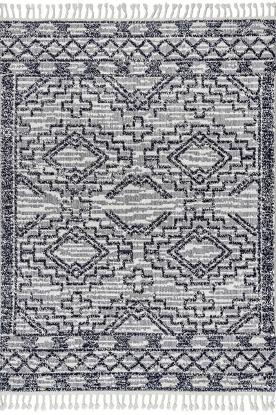 Amsterdam Fringed Rug - 105 Blue