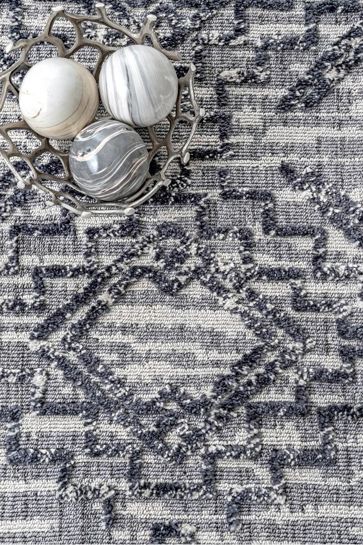 Amsterdam Fringed Rug - 105 Blue