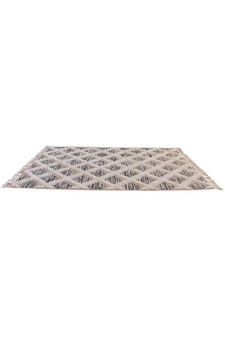 Amsterdam Fringed Rug - 110 Grey