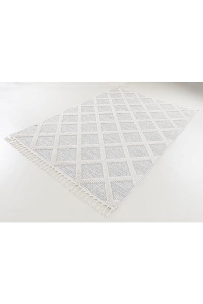 Amsterdam Fringed Rug - 111 Grey