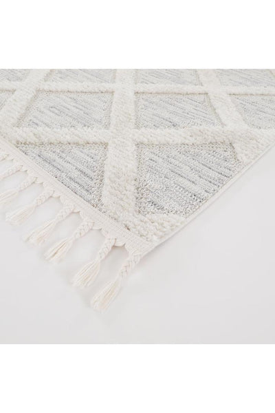 Amsterdam Fringed Rug - 111 Grey