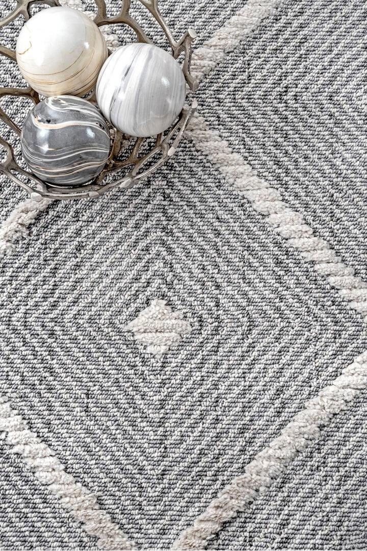 Amsterdam Fringed Rug - 102 Grey