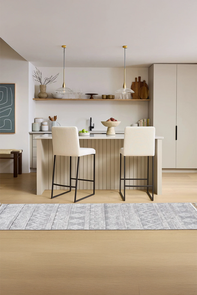 Amsterdam Fringed Rug - 104 Grey Runner