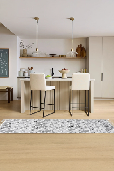 Amsterdam Fringed Rug - 109 Grey Runner