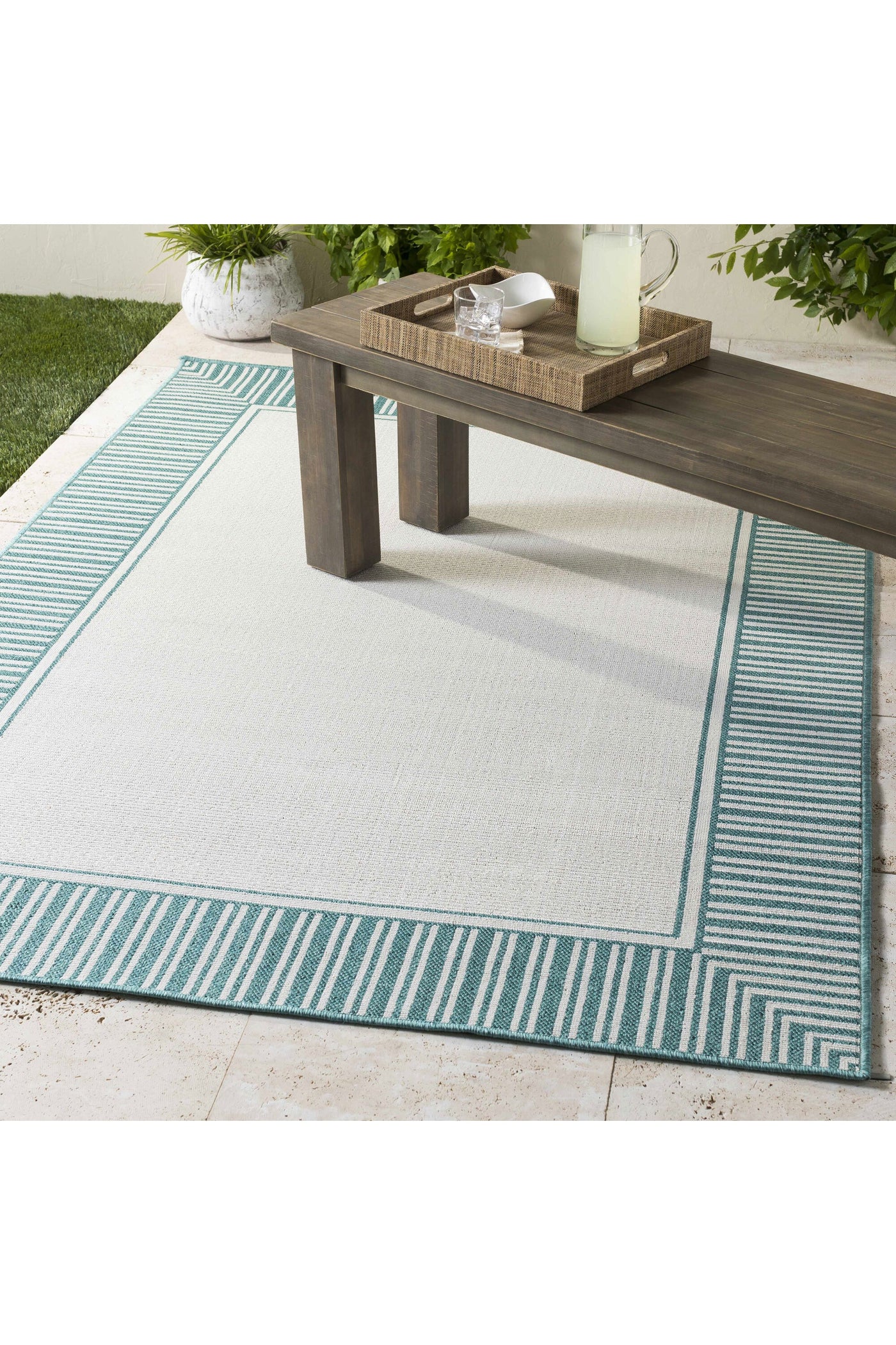 Aperto Indoor/Outdoor Rug - 127 Blue