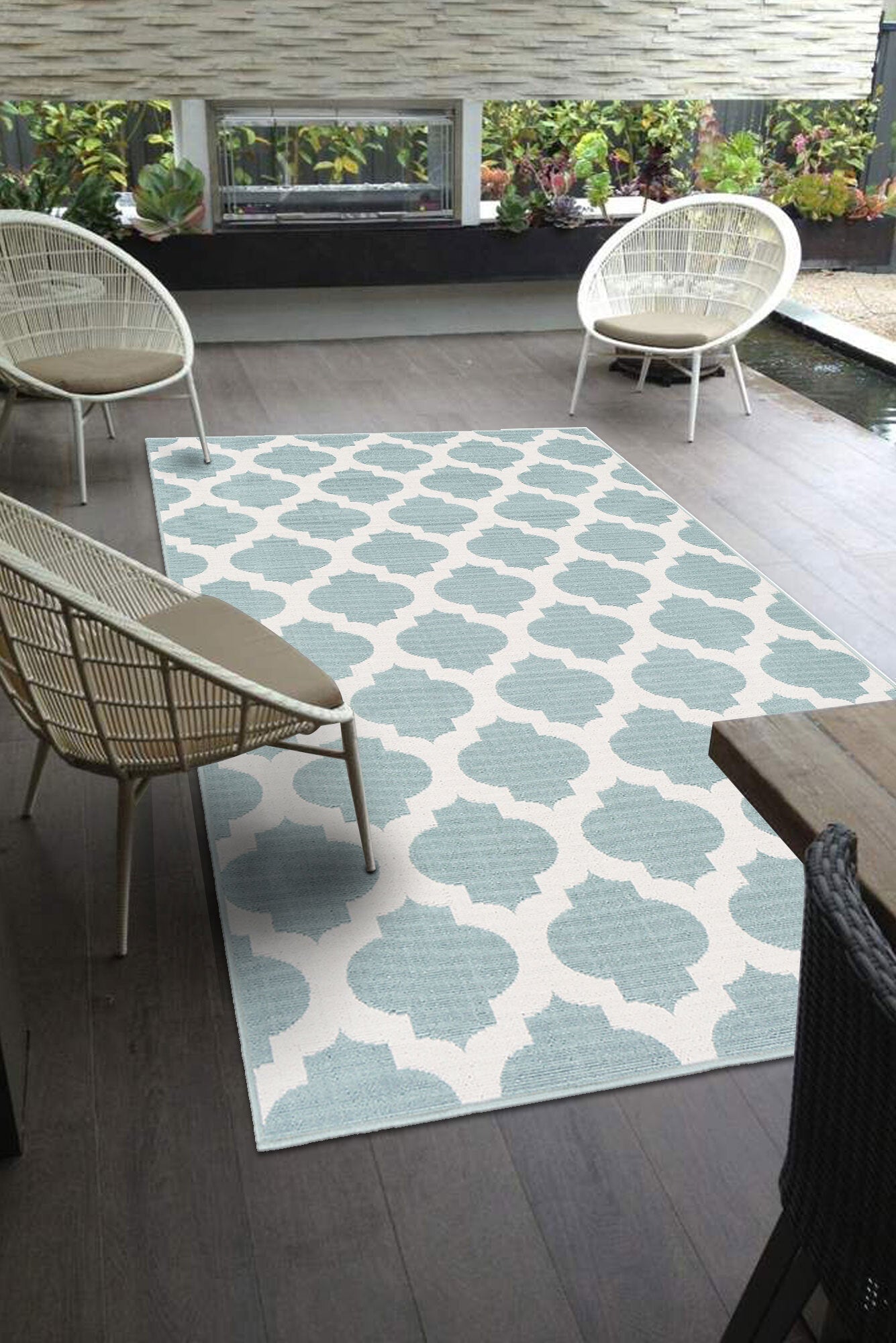 Aperto Indoor/Outdoor Rug - 135 Blue