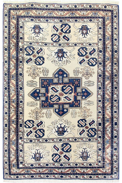 Ardebill Hand Knotted Wool & Silk Rug 210x133cm