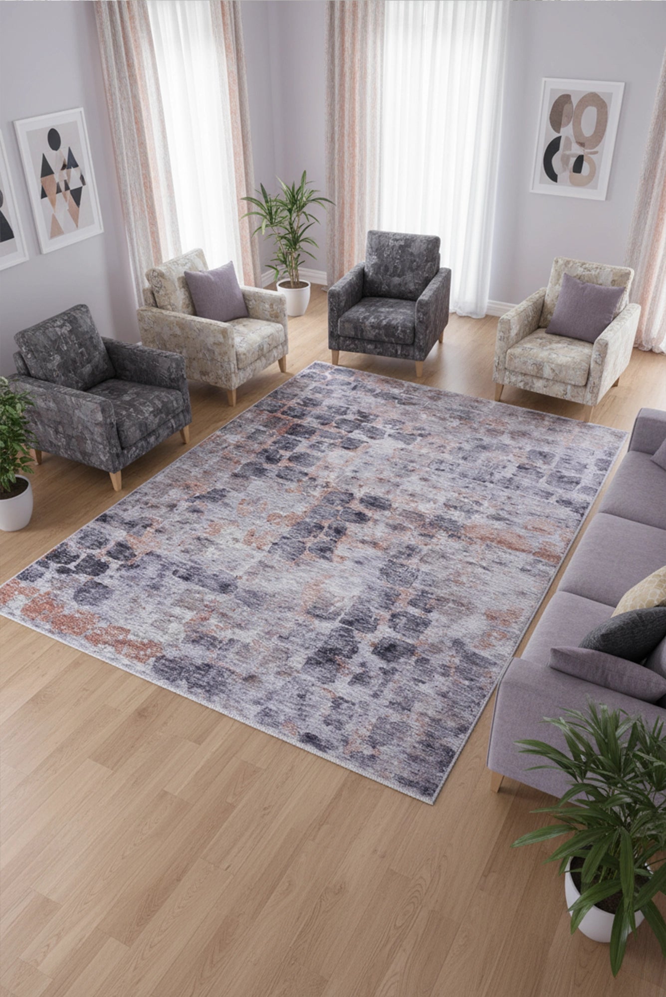 Arkansas Modern Rug - 103 Grey