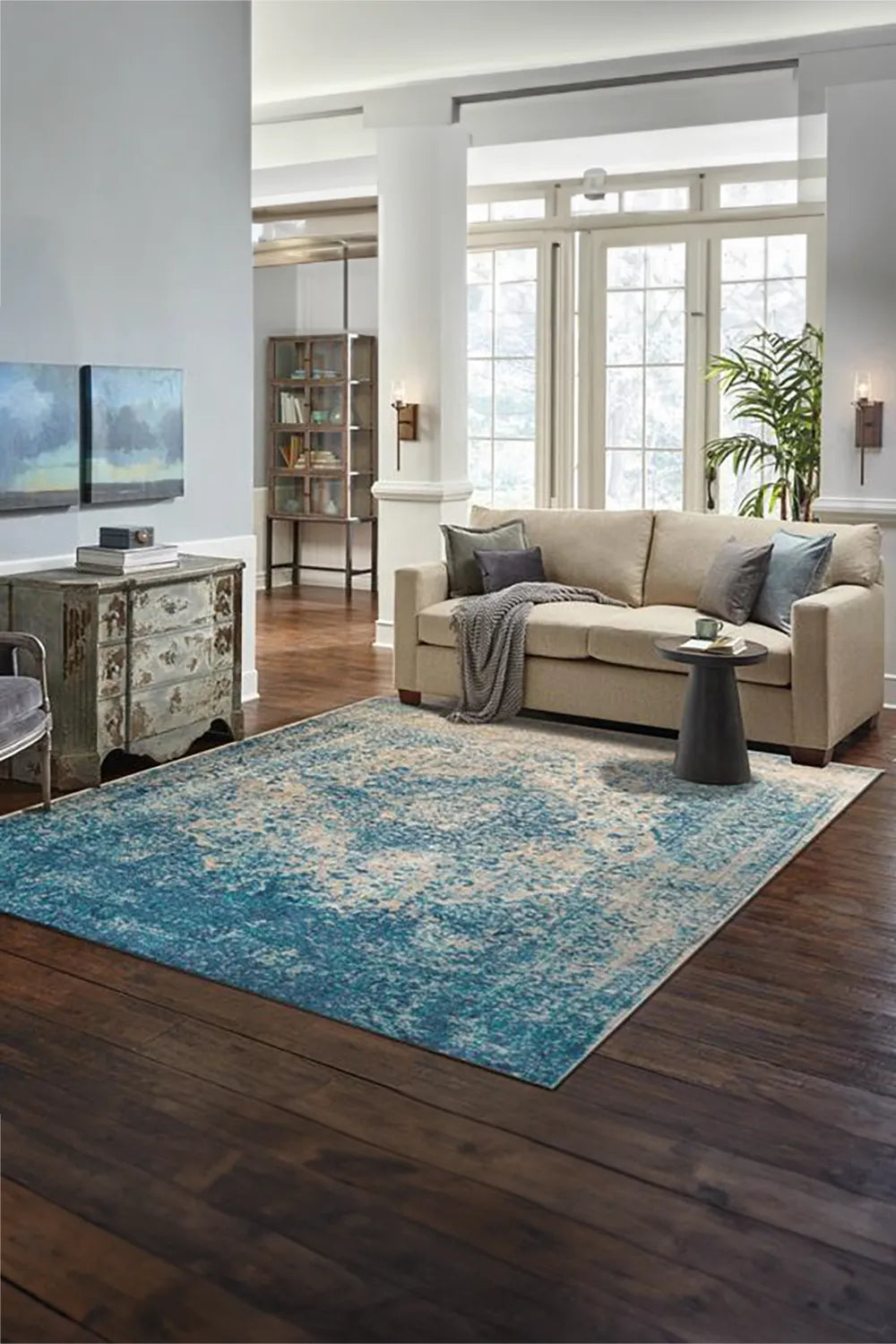 Atlanta Traditional Rug - 106 Blue