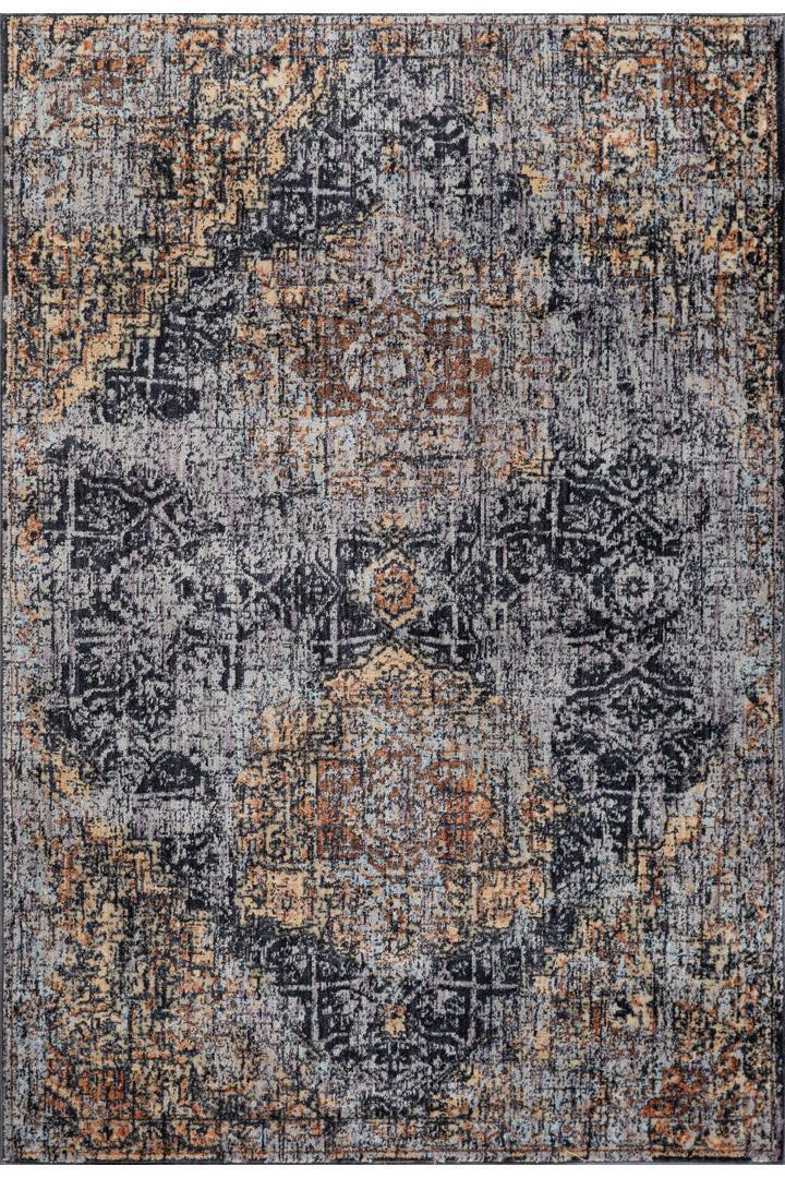 Atlanta Distressed Medallion Rug - 1-B | Buy Rugs Online | Cyrus Rugs