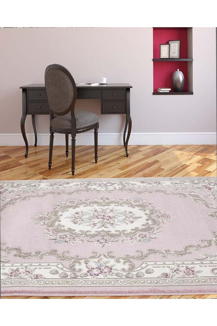 Aubusson Traditional Rug - 102 Pink