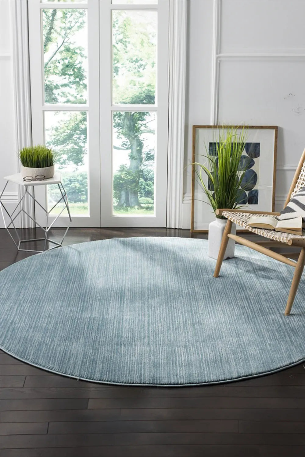 Domenico Plain Rug - 102 Blue