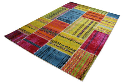 Esatto Abstract Brush strokes Rug - 115 Multicolours