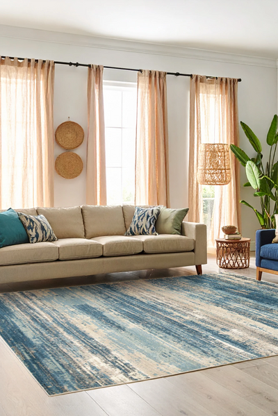 Baltimore Contemporary Rug - 102 Blue