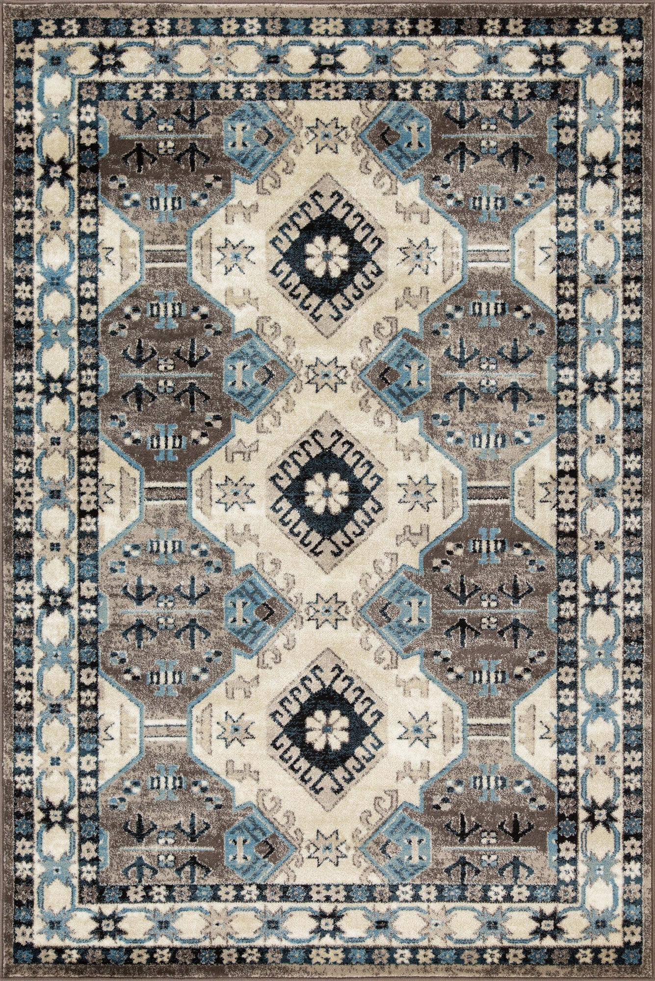 Baltimore Geometric Rug - 102 Brown