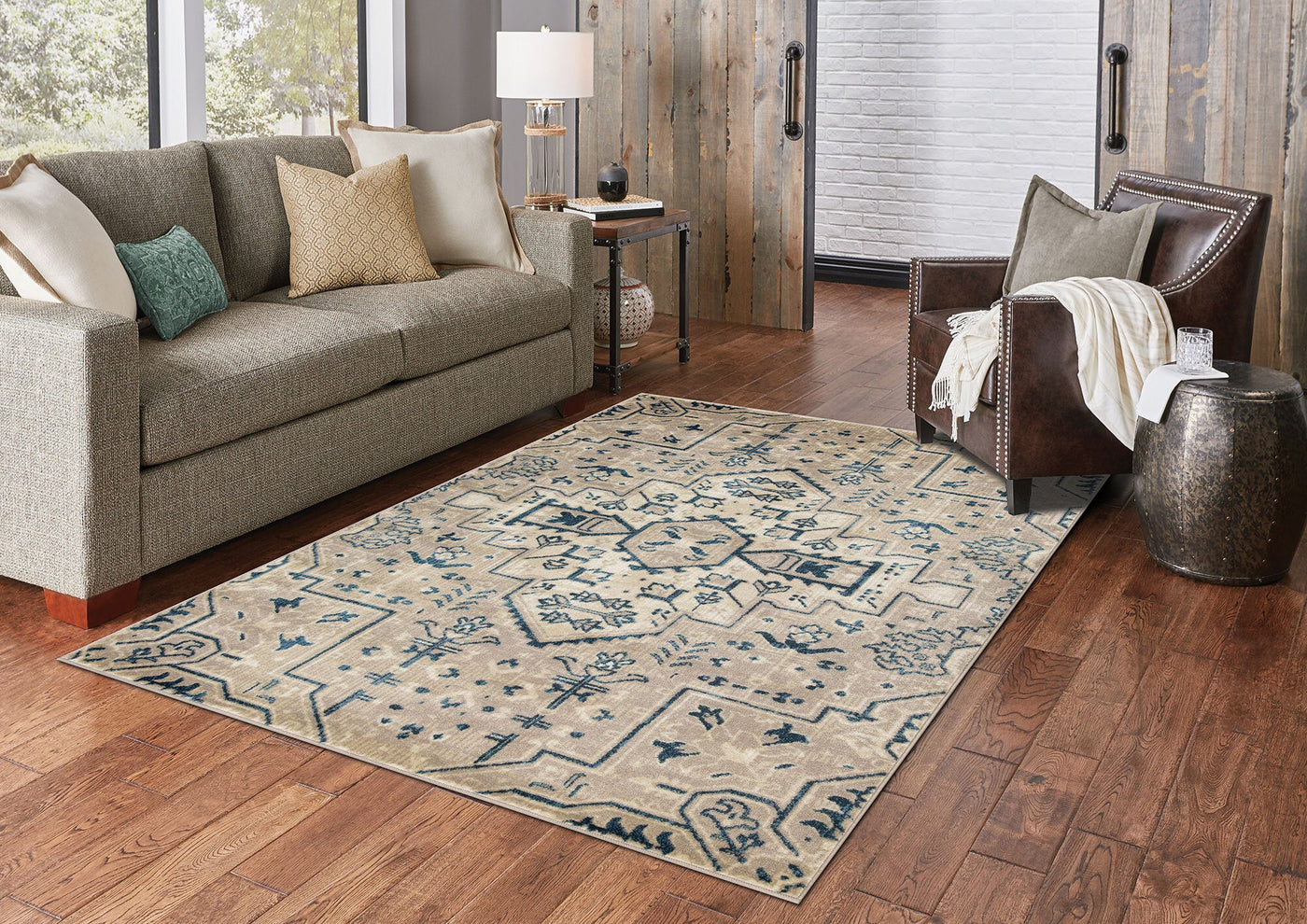 Baltimore Traditional Rug - 103 Blue