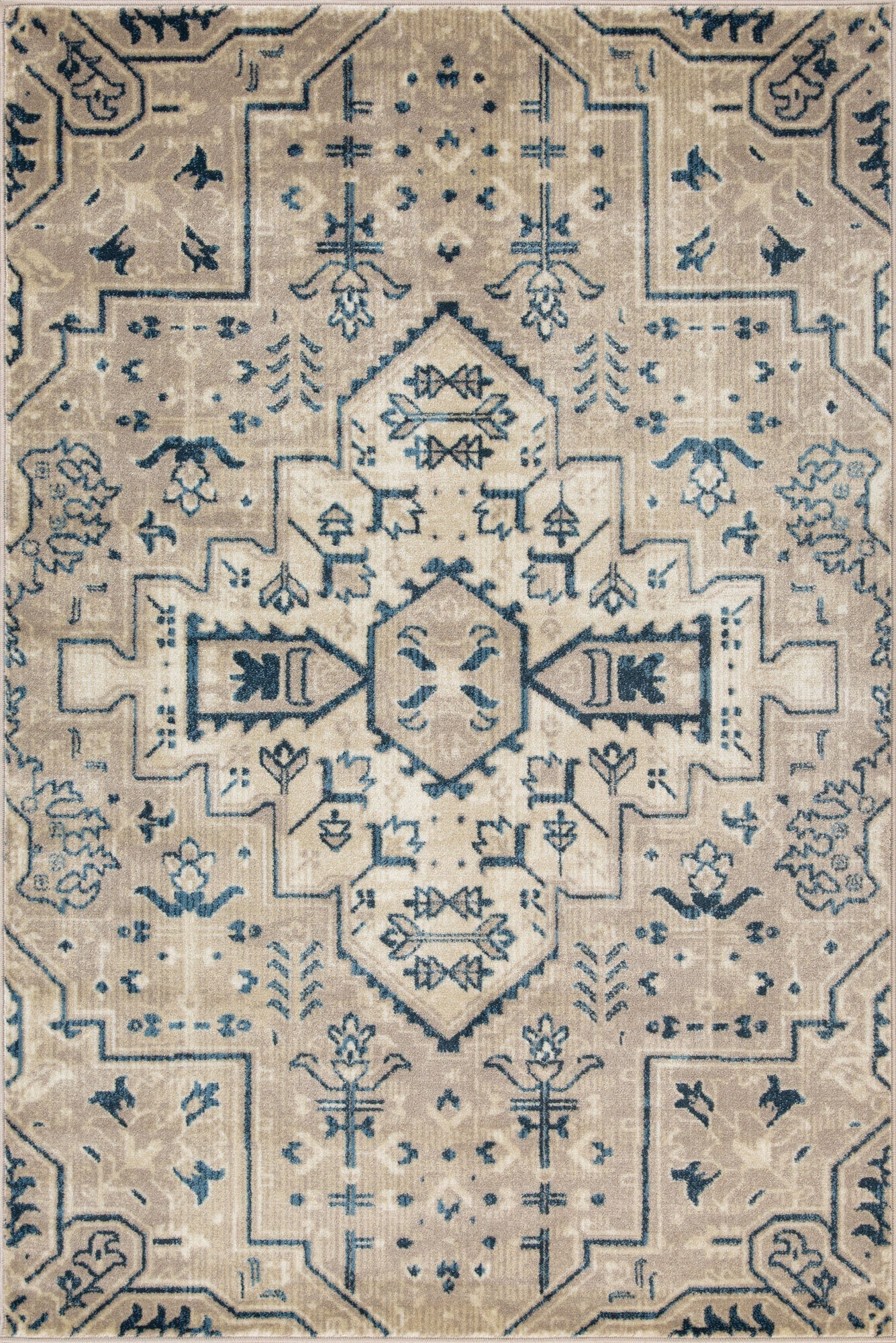 Baltimore Traditional Rug - 103 Blue