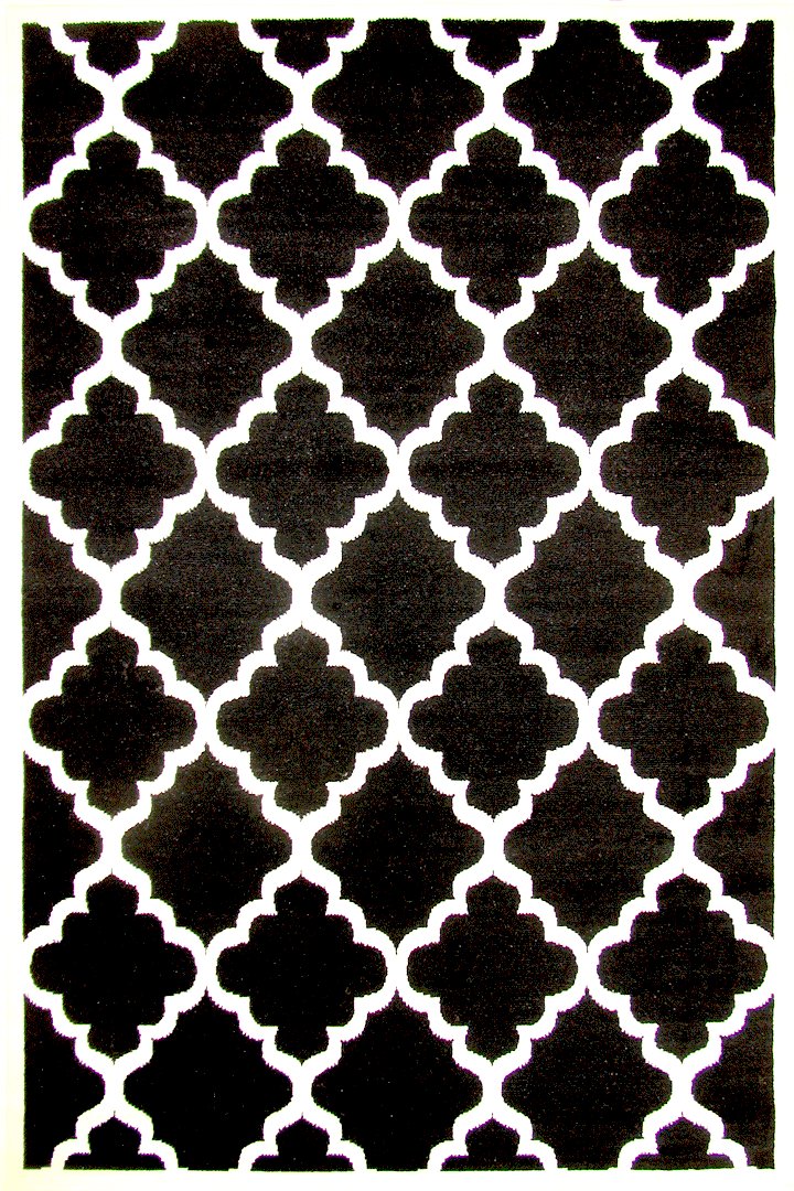 Bello Trellis Rug - 105 Black