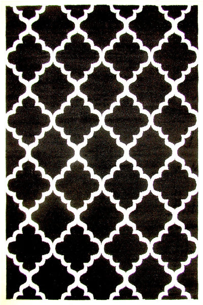 Bello Trellis Rug - 105 Black